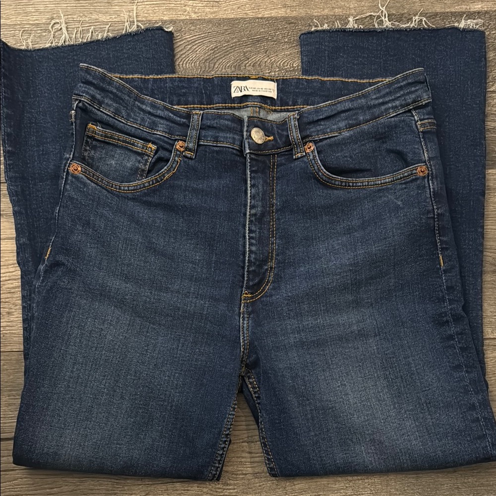 Zara Blue Denim Jeans - Size 10